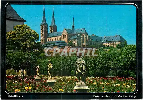 Cartes postales moderne Rosengarten mit Michaelsberg