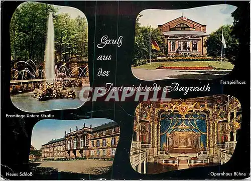 Moderne Karte Festspielstadt Bayreuth