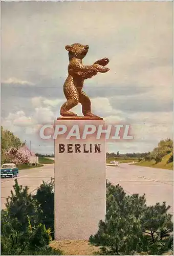 Cartes postales moderne Der Berliner Bar Autobahn Ours