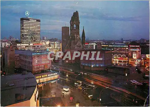 Cartes postales moderne Gadachtniskirche Mercedes Benz