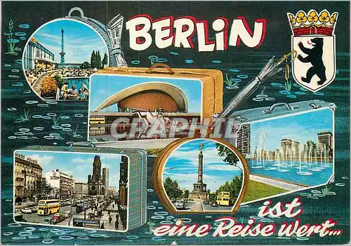 Cartes postales moderne Reise Wert