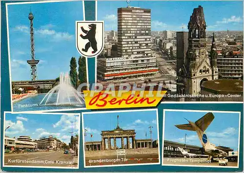 Cartes postales moderne Berlin panorama