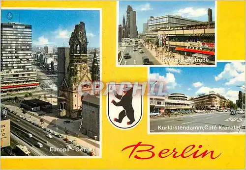 Moderne Karte Berlin panorama