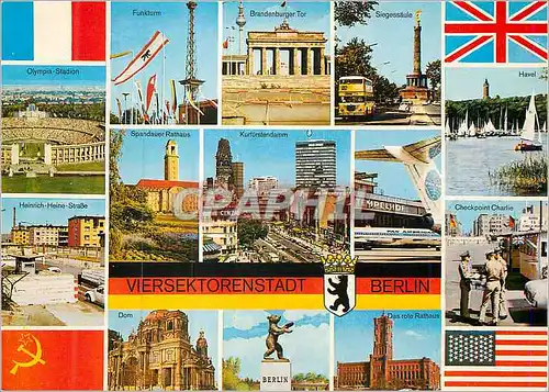 Cartes postales Viersektorenstadt