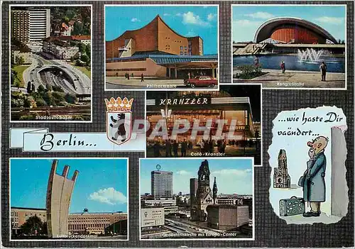 Cartes postales moderne Berlin Panorama