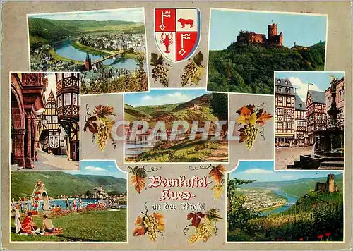 Cartes postales moderne Bernkastel panorama Mosel