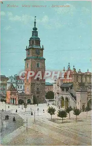 Cartes postales Rathausturm Krakow