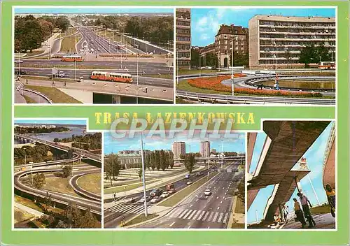 Cartes postales moderne Trasa Lazienkowska Warszawa