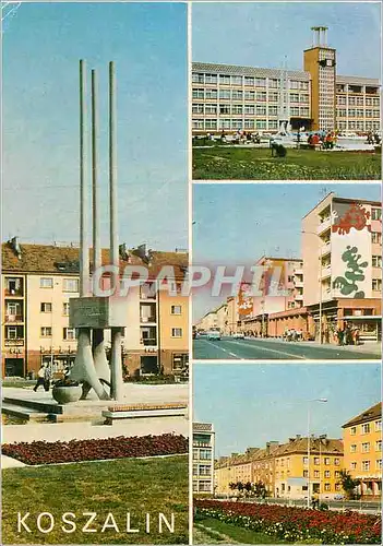 Moderne Karte Koszalin Panorama