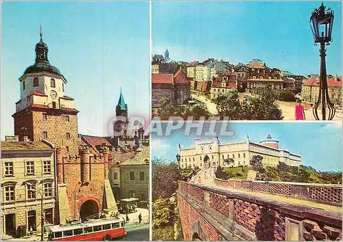 Cartes postales moderne Krakowska Brama Stare Miasto Zamek Lublin