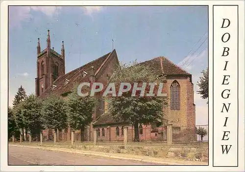 Moderne Karte Gotische Kirche Dobiegniew