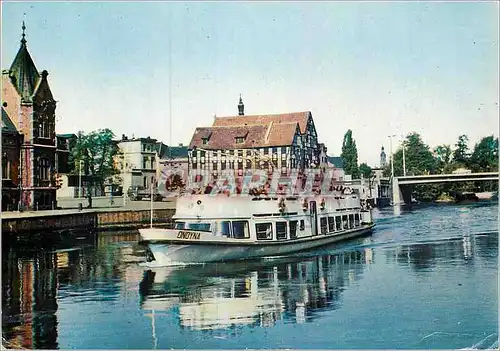 Cartes postales moderne Nabrzeze Brdy Bydgoszcz Bateau