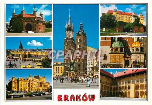 Cartes postales moderne Krakow Panorama