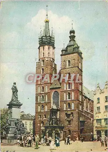 Moderne Karte Cathedrale Notre Dame Krakow