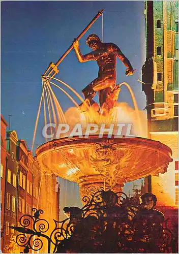 Cartes postales moderne Fontanna Neptuna Gdansk