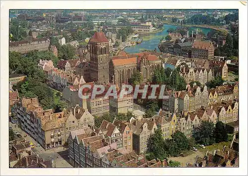 Cartes postales moderne Widok Kosciola Mariackiego Gdansk