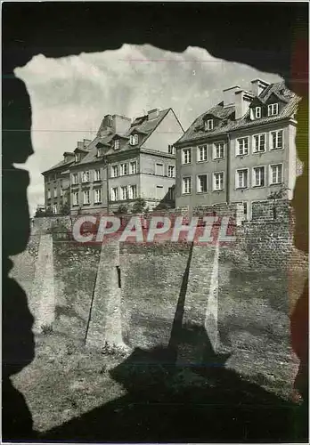 Moderne Karte Fragment Starego Miasta Warszawa