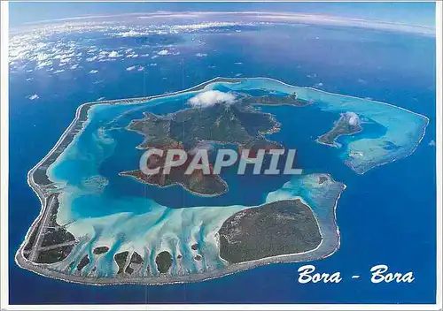 Cartes postales moderne Airview Bora-Bora