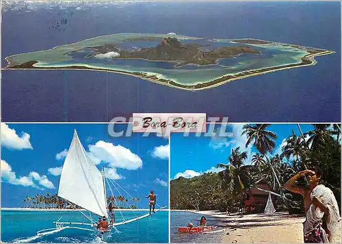 Cartes postales moderne Bora-Bora Most Beautiful Island on Earth
