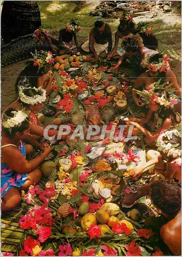 Cartes postales moderne A Tahitian Feast