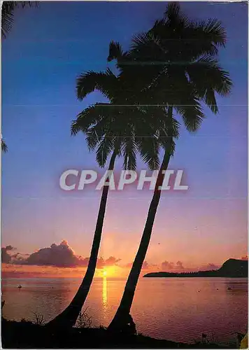 Cartes postales moderne Crepuscule aux iles Sous-le-Vent