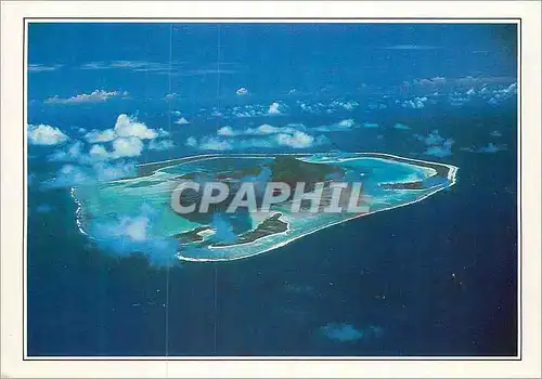 Cartes postales moderne Airview Maupiti