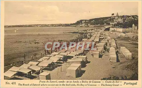 Cartes postales The sunny coast Estoril Beach