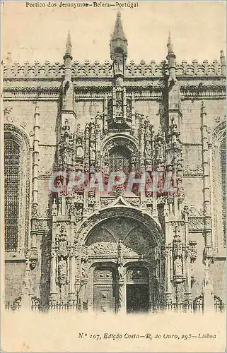 Ansichtskarte AK Portico dos Jeronimos Belem Lisbonne