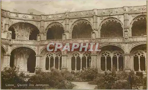 Ansichtskarte AK Claustro Dos Jeronymos Lisbonne