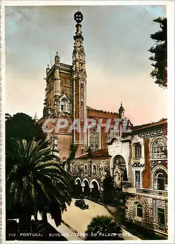 Moderne Karte Bussaco Torre do Palace-Hotel Aveiro