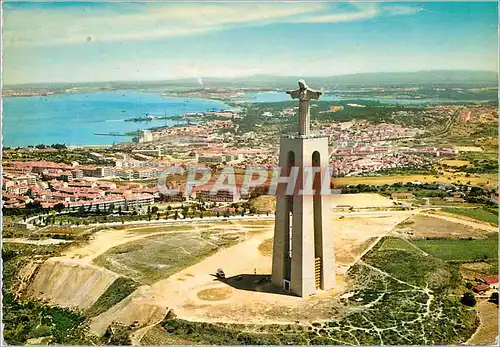 Cartes postales moderne Airview King Christ Almada