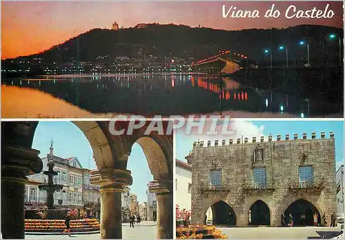 Moderne Karte Viana do Castelo Panorama