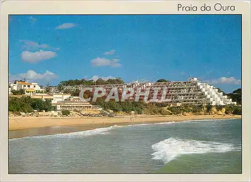 Moderne Karte Praia da Oura Algarve