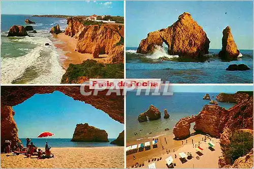 Moderne Karte Praia da Rocha Algarve-Albufeira