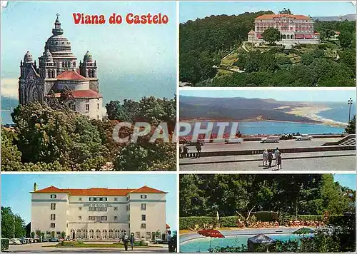 Moderne Karte Viana do Castelo Panorama