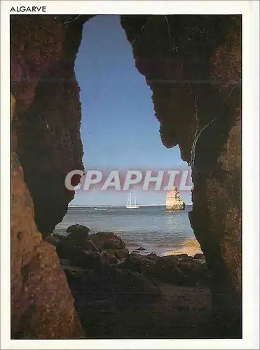 Moderne Karte Algarve beach
