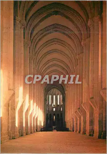 Cartes postales moderne Monastery Central Nave Alcobaca