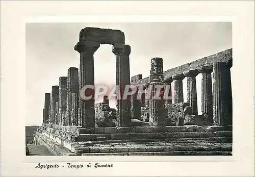 Moderne Karte Agrigento Tempio di Giunone