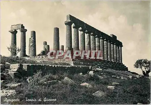 Moderne Karte Agrigento Tempio di Giunone