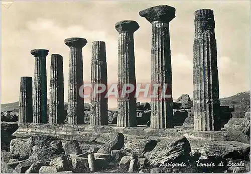 Cartes postales moderne Agrigento Tempio di Ercole