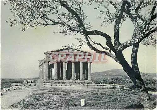 Moderne Karte Agrigento Tempio della Concordia