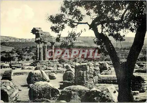 Cartes postales moderne Agrigento Tempio dei dioscuri