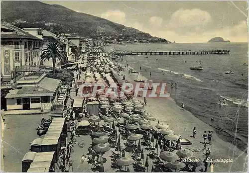 Cartes postales moderne Alassio Riviera dei Fiori Spiaggia