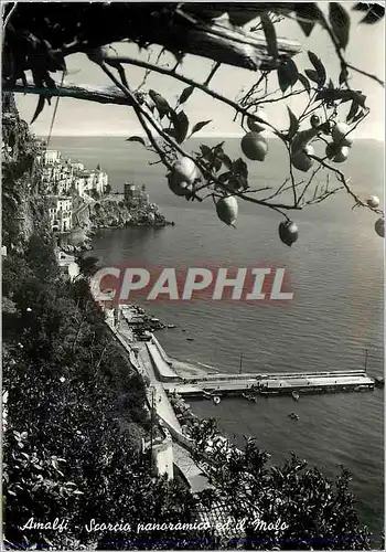 Moderne Karte Amalfi Panoramico e il Molo