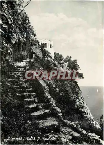 Moderne Karte Anacapri - Villa S. Michele