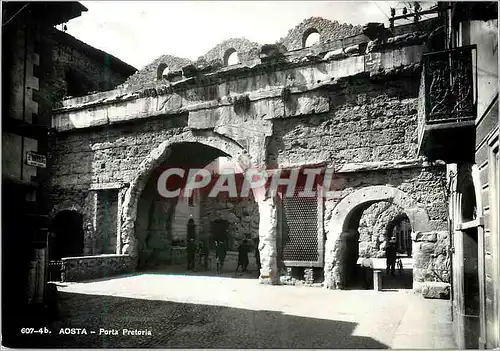 Moderne Karte Aosta Porta Pretoria