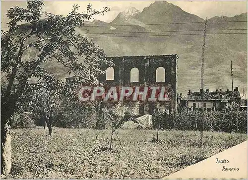 Moderne Karte Aosta Teatro Romano