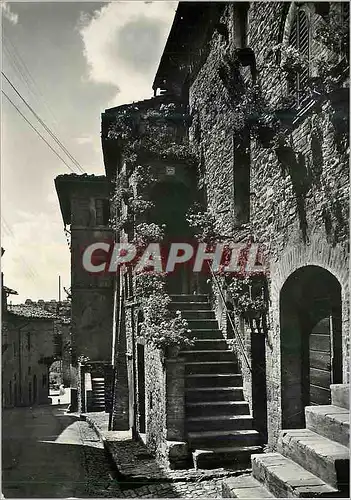 Cartes postales moderne Assisi Via Fontabella Balconi Fioriti