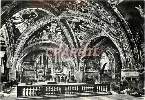 Cartes postales moderne Assisi Basilica inferiore di S.Francesco - Crociera