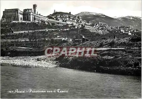 Cartes postales moderne Assisi Panorama con il Tescio